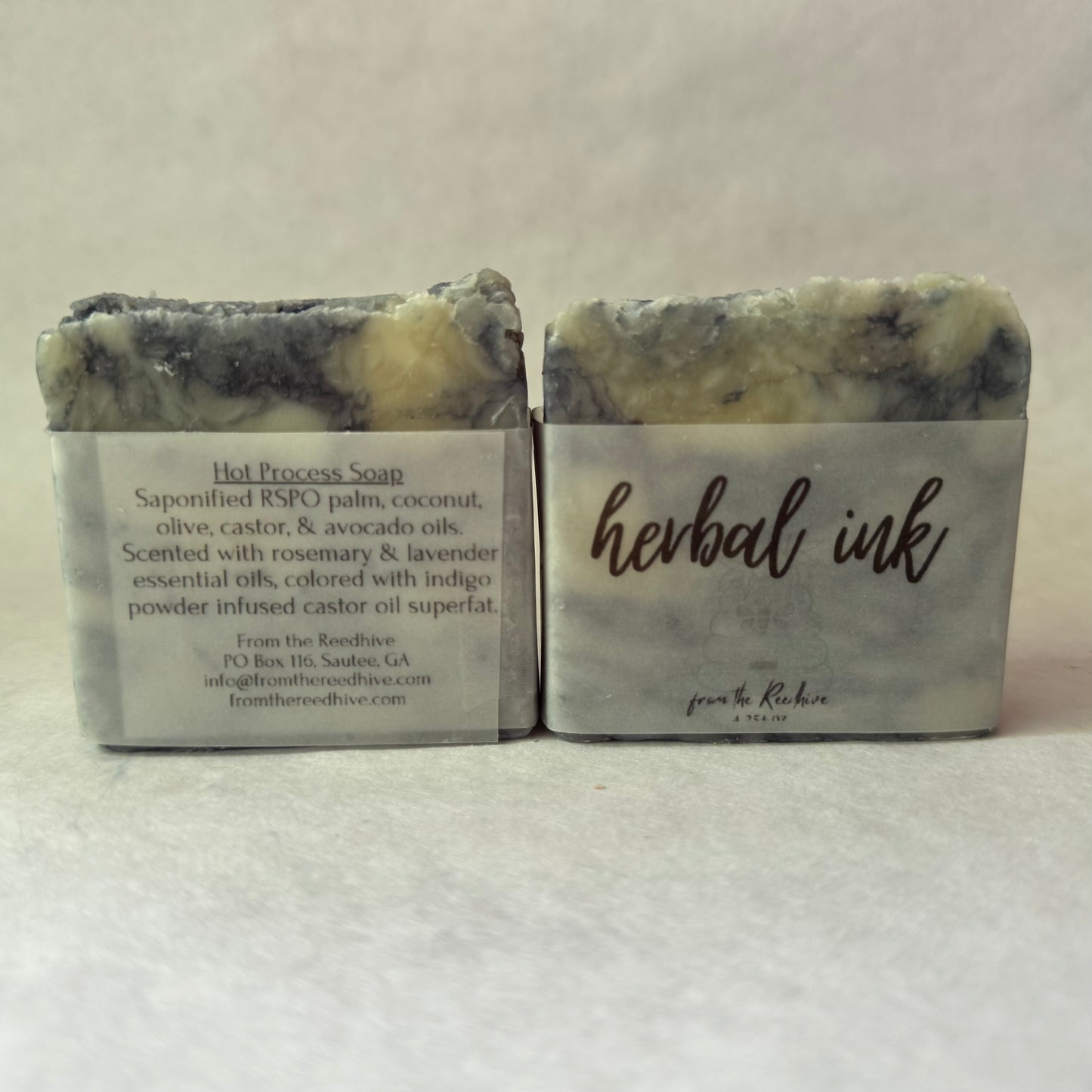 Herbal Ink Hot Process Soap